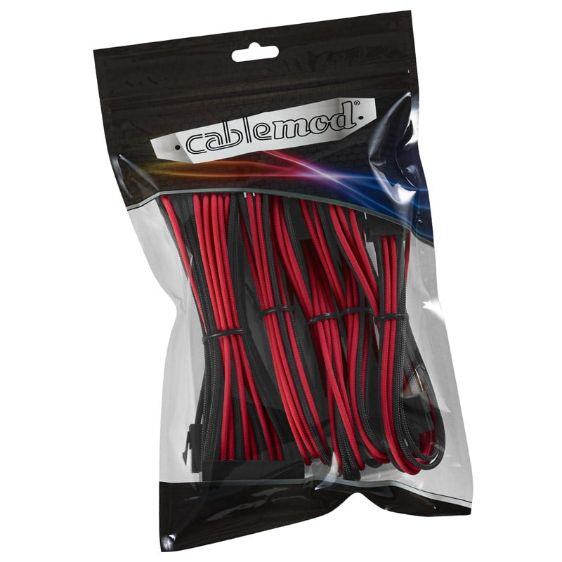 CableMod Classic ModMesh Cable Extension Kit - 8+6 Series - black/red CableMod