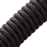 CableMod Pro Coiled Keyboard Cable USB A to USB Type C, Midnight Black - 150cm CableMod