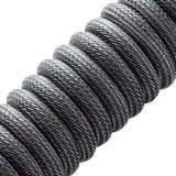 CableMod Pro Spiraltastaturkabel USB-C auf USB Typ A, Karbongrau – 150 cm