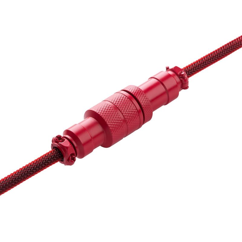 CableMod Pro Coiled Keyboard Cable USB A to USB Type C, Republic Red - 150cm CableMod