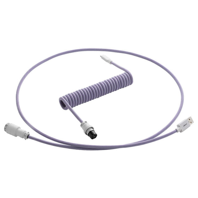 CableMod Pro Coiled Keyboard Cable USB A to USB Type C, Rum Raisin - 150cm CableMod