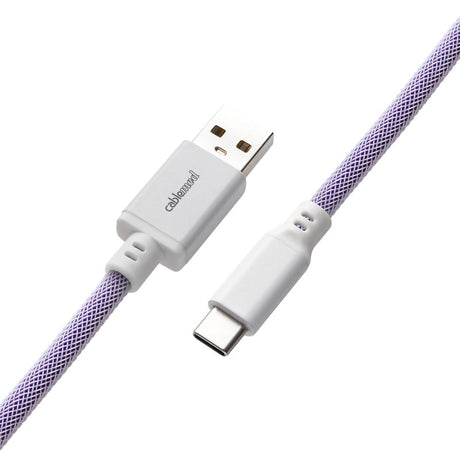 CableMod Pro Coiled Keyboard Cable USB A to USB Type C, Rum Raisin - 150cm CableMod