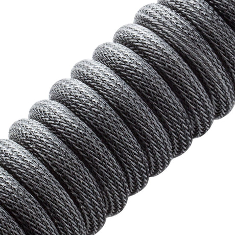 CableMod Classic Coiled Keyboard Cable USB A to USB Type C, Carbon Grey - 150cm CableMod