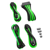 CableMod Pro ModMesh 12VHPWR Kabelverlängerungsset – schwarz/hellgrün
