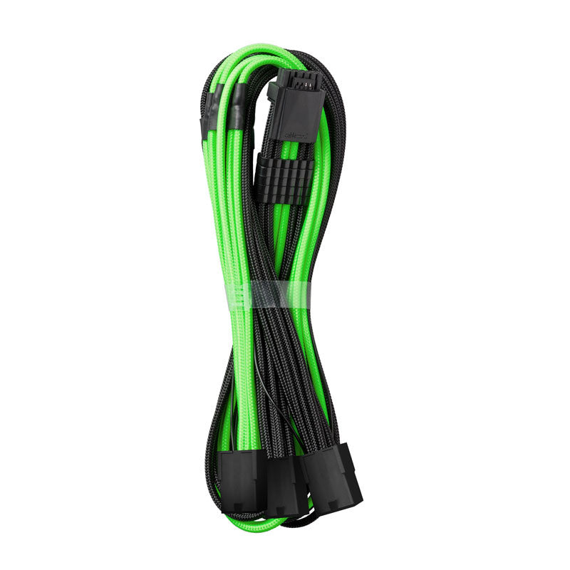 CableMod Pro ModMesh 12VHPWR auf 3x PCI-e Kabel – 45 cm, schwarz/hellgrün