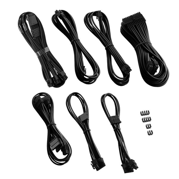 CableMod C-Series Pro ModMesh 12VHPWR Kabelset für Corsair RM, RMi, RMx (Black Label) – schwarz