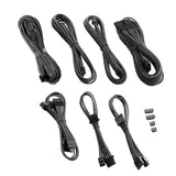 CableMod C-Series Pro ModMesh 12VHPWR Kabelsatz für Corsair RM, RMi, RMx (Black Label) – Carbon