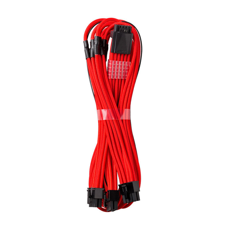 CableMod C-Series Pro ModMesh 12VHPWR auf 3x PCI-e Kabel für Corsair – 60 cm, rot