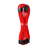 CableMod C-Series Pro ModMesh 12VHPWR auf 3x PCI-e Kabel für Corsair – 60 cm, rot