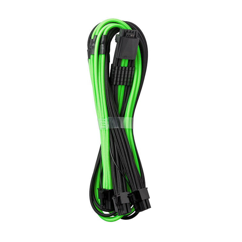 CableMod C-Series Pro ModMesh 12VHPWR auf 3x PCI-e Kabel für Corsair – 60 cm, schwarz/hellgrün