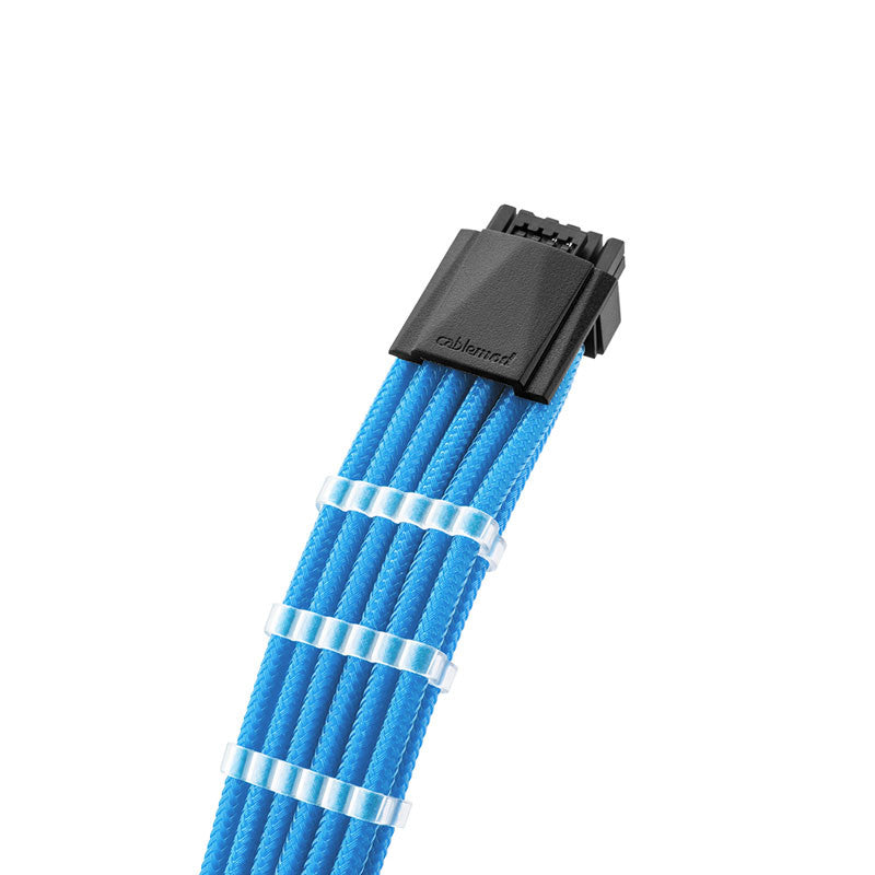 CableMod RT-Series Pro ModMesh 12VHPWR auf 3x PCI-e Kabel für ASUS/Seasonic – 60 cm, hellblau