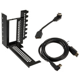 CableMod Vertical PCI-e Bracket - HDMI + DisplayPort - BLACK CableMod