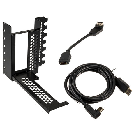 CableMod Vertical PCI-e Bracket - HDMI + DisplayPort - BLACK CableMod