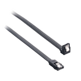 CableMod ModMesh Right Angle SATA 3 Cable 30cm - carbon - Geekd Gamernes valg