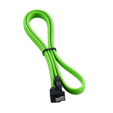CableMod ModMesh Right Angle SATA 3 Cable 60cm - light green CableMod